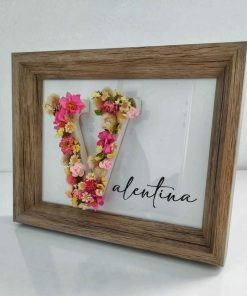 Alternative view of Letra de flores personalizados
