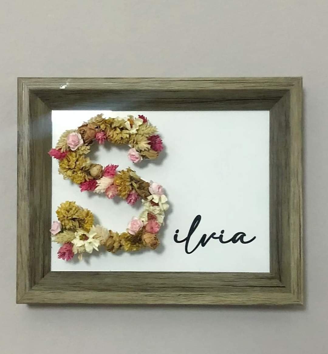 Letra de flores personalizados - Imagen 3
