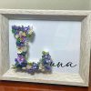 Letra de flores personalizados
