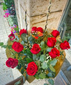 Ramo de 12 rosas rojas