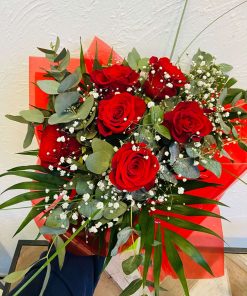 Alternative view of Ramo de 6 rosas rojas