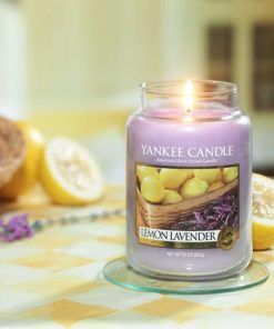 Lemon Lavender - Vela perfumada grande. Yankee Candle