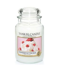 Strawberry Buttercream - Vela perfumada grande. Yankee Candle