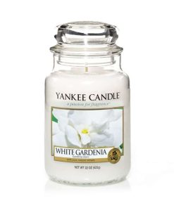 White Gardenia - Vela perfumada mediana. Yankee Candle