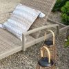 LAMPARA SOLAR BAMBU LED