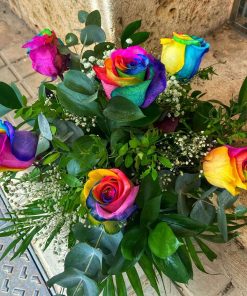 Alternative view of Ramo de rosas ARCOIRIS Rainbow